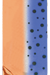 Copper Speckled Blue Black Spots Front and Back UV