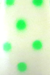 Glow White Florescent Green Spots