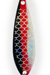 NastyBoy UV Black White Red Stripe Holo Fish Scale Nickel Back