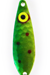 Chartreuse Green Red Spots UV Holo Eye Nickel Back